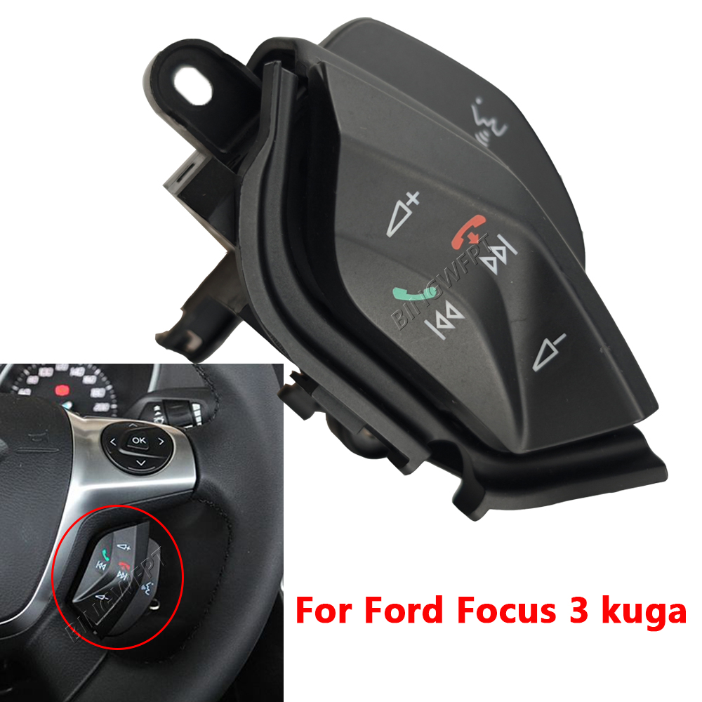 Auto Steering Wheel Audio Control Button Switch For Ford Focus 3 2012-2014 Kuga 2012-2015