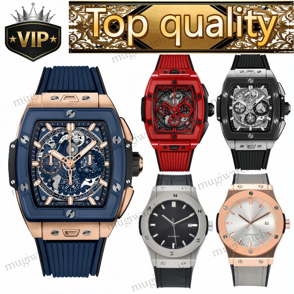 2026 AAA Hublotx watches Classic Watch Designer men Watch Steel Band Wristwatch In Stock High-End Feel Men's Watch Luxury Watch Full Stainless Watch b30