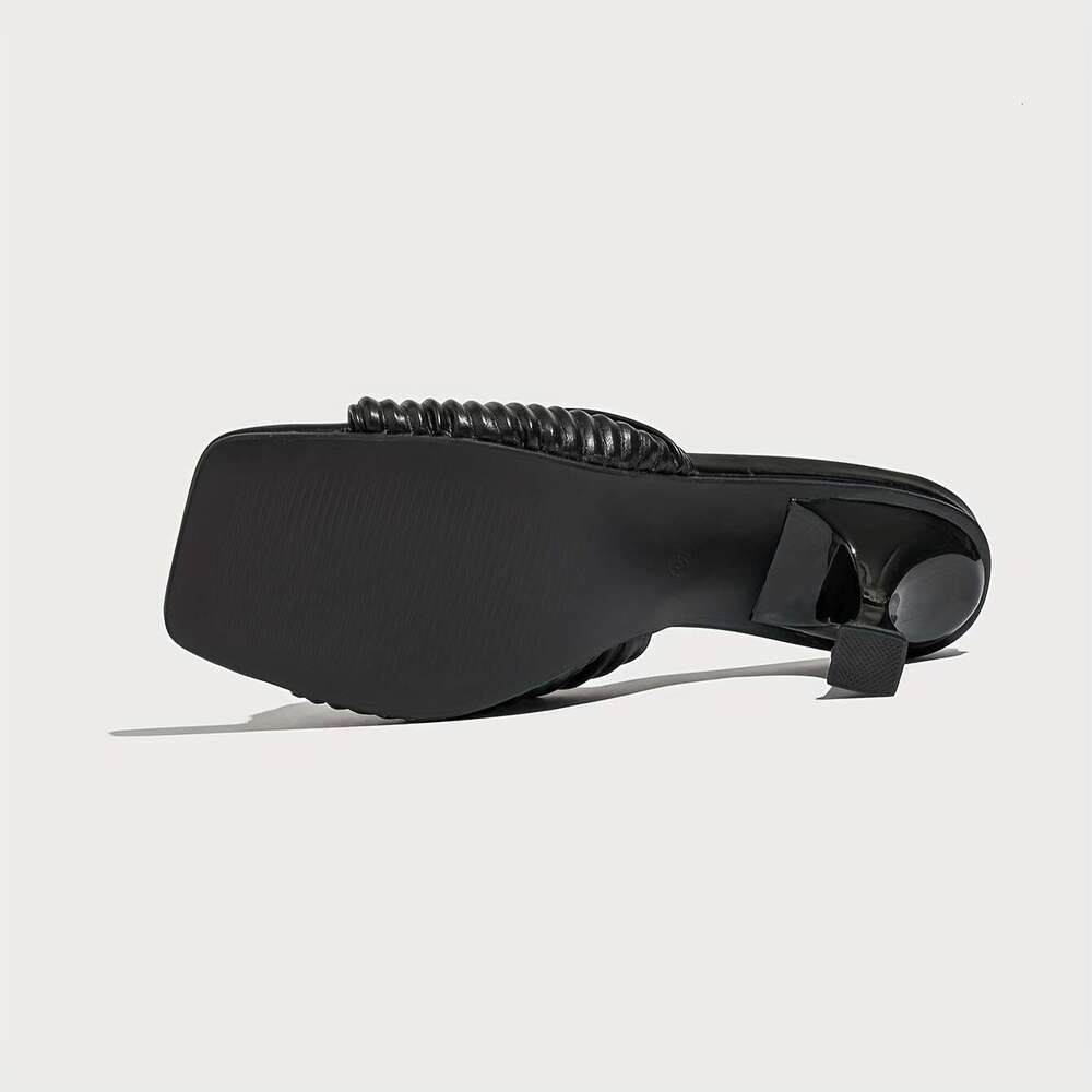 New Women's Sandals Summer Style Wedges Pumps High Heels Slip on Bling Fashion Gladiator Heels Shoes Ladies Open Toe Slides MOJIDASHU