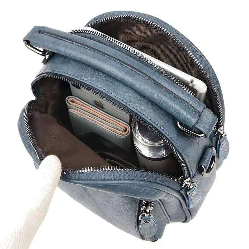 2025 New Stylish Tote Mini For Women Backpack Multipurpose Shoulder Messenger Bag Designer Handbag Vintage Female High Quality