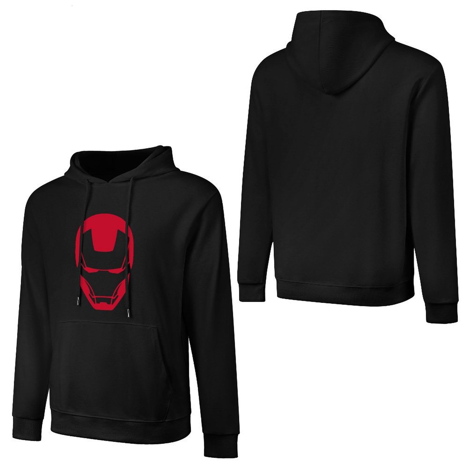 Custom Marvel Iron Man Designer Fall Winter Hoodie Design Unisex Long Sleeve Streetwear Hip Hop Oversized Fit Hoodie Men's Fashion Apparel M3