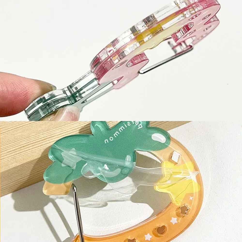 Ins Cute Acrylic Cartoon Keychain Fruit Shape Climbing Button Carabiner Bag Decorative Pendant Hook Key Hanging 251219