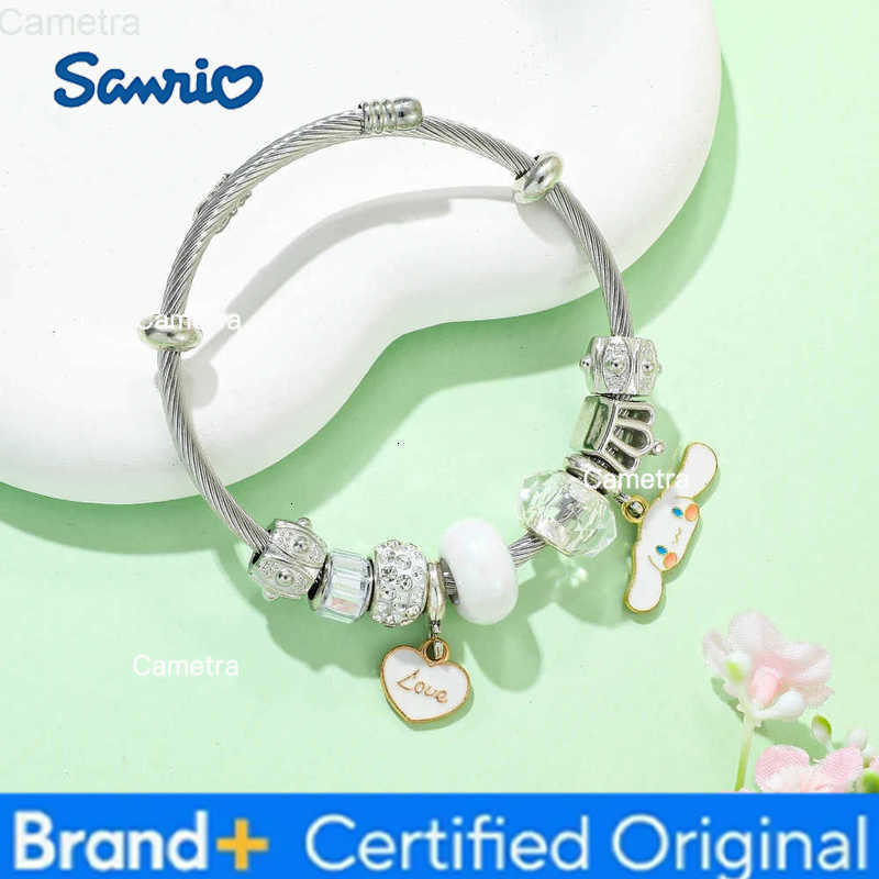 Sanrio Fashion Figure Cinnamorol Inspiration Design Bracelet Small Fresh Style Bangle Jewelry Accessories for Children Gift H251229