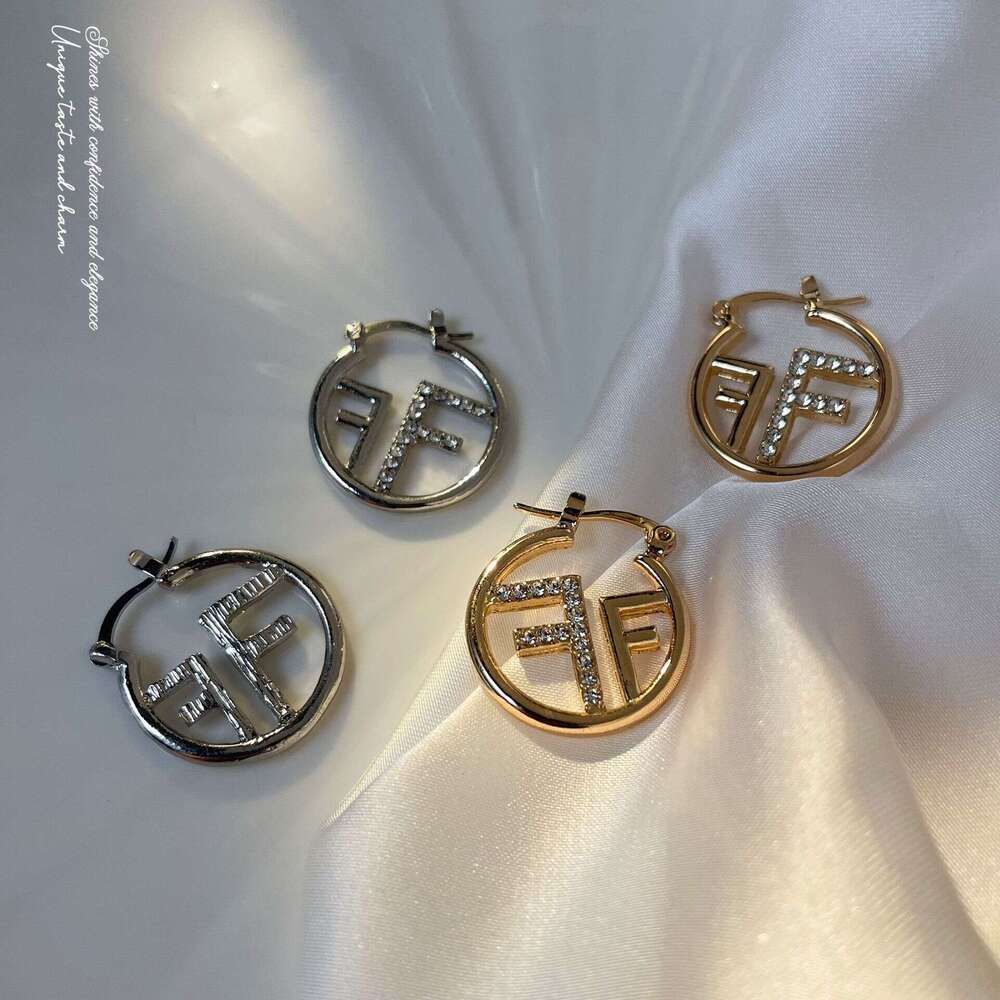 Double-Letter Pattern Earrings Designer Earrings Minimalist Everyday Jewelry