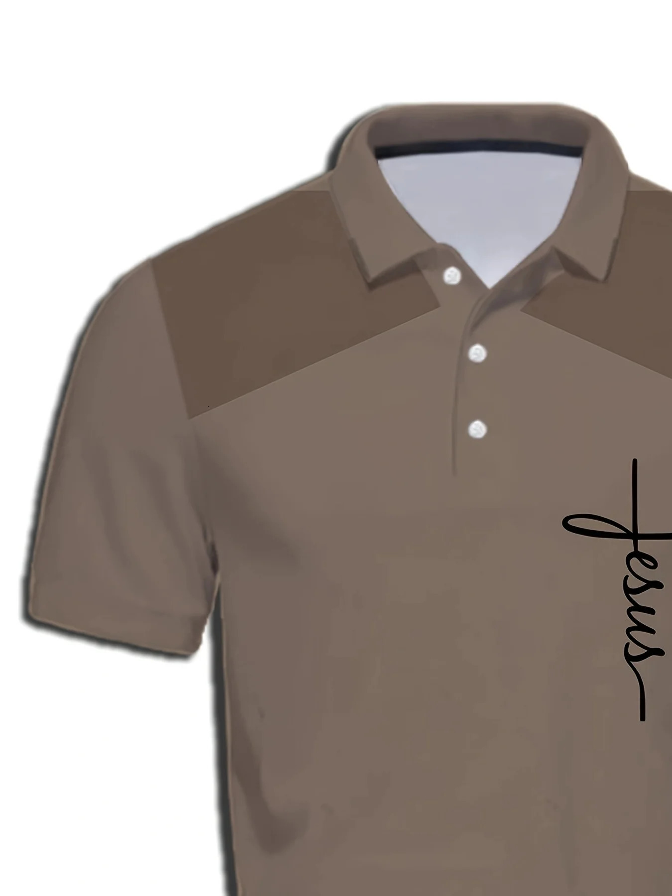 The mens shortsleeved POLO shirt for summer 2025 features a casual fashionable and comfortable 3D striped pattern print 251219