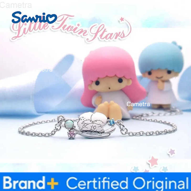 Sanrio Anime Little Twin Stars Kiki Lala Meteor ing Metal Bracelet Wrist Accessories Kawaii Decoration for Children Gifts H251229
