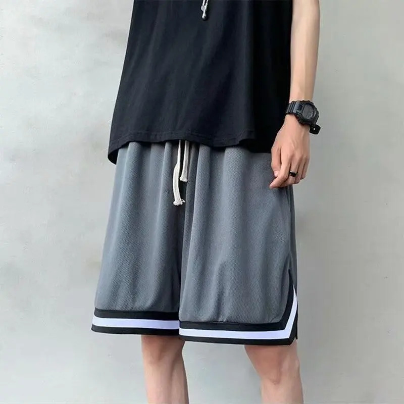 1pcs Summer Mens Sport Basketball Shorts Large Size Male Mesh Quick Dry Gym Shorts Fitness Joggers Casual Breathable Short Pant 251223