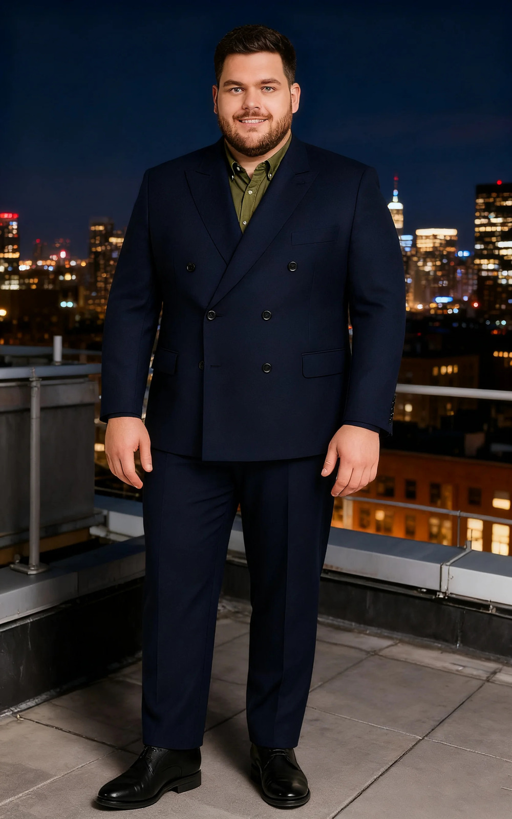 PlusSize Mens Minimalist DoubleBreasted Suit Set LimitedTime Offer Suitable for Office Commutes and Casual Gatherings 251213