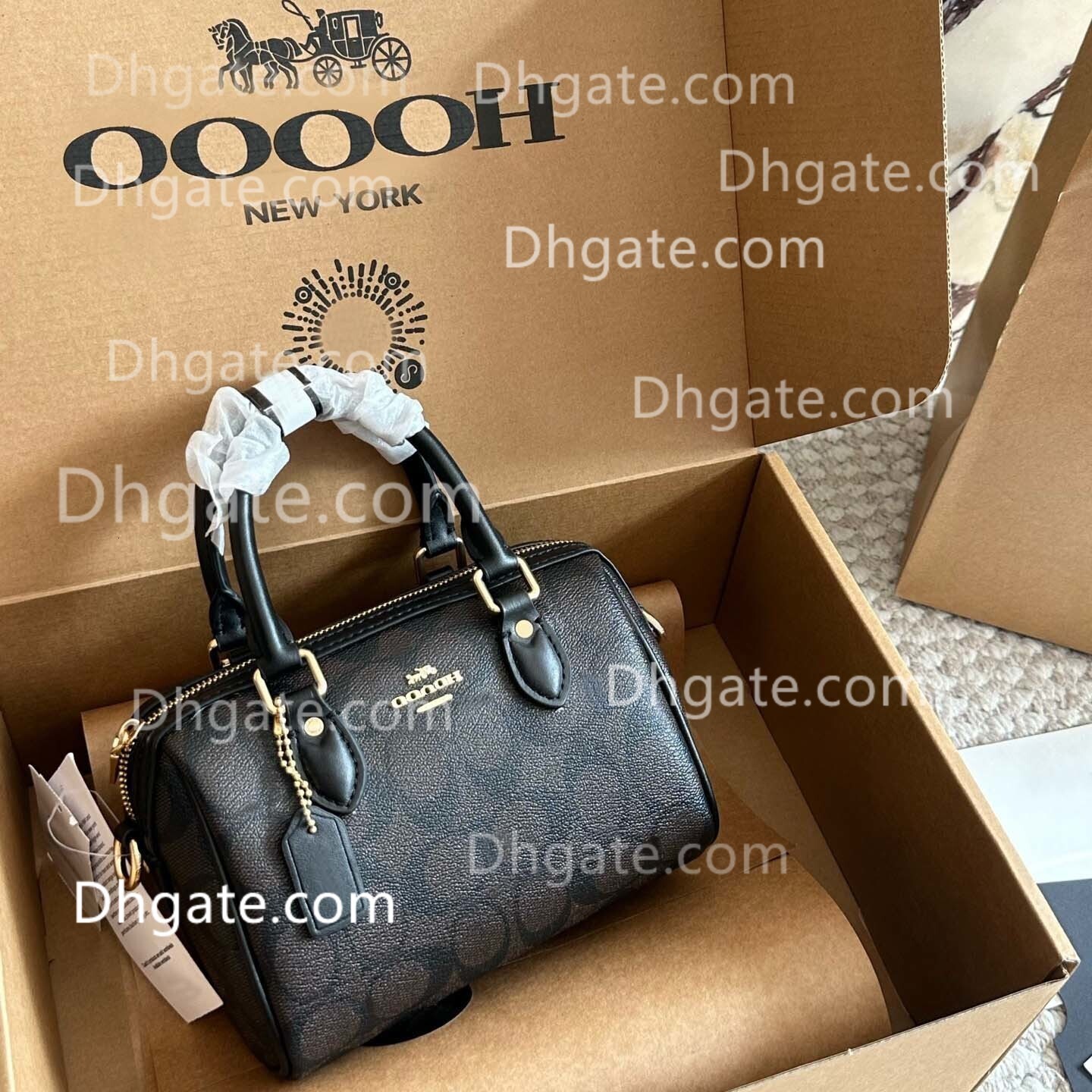 Designer bag rowan Shoulder Bag teri bag sac Women Classic Old Flower Crossbody Bag Casual Handheld Chain Bag Half Moon Bag Smoot coachbags tote coachS coacher DEYB