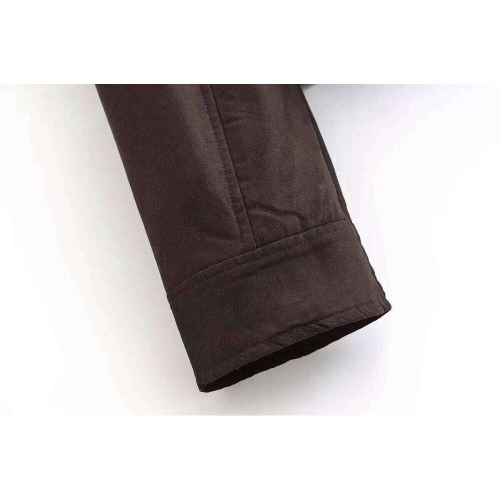 Women Fashion Versatile Imitation Suede Long Sleeves Pockets Jacket Coat Autumn Winter Female Zipper Slim Coats Streetwear ZHE HAN