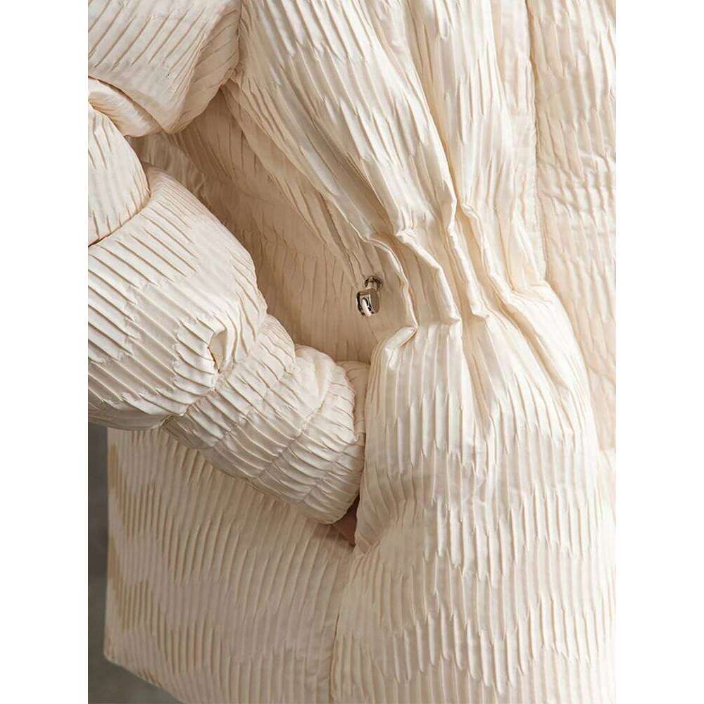 Duck Down Puffer Coat Women Winter 2025 Lightweight Stand Collar Lapel Warm Outerwear New Jackets 12344052