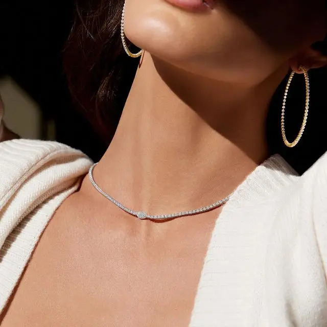 50MM Big CZ Huggie Circle Hoop Earring Iced Out Bling Full Paved 5A Cubic Zirconia Classic Fashion Women Jewelry 251224