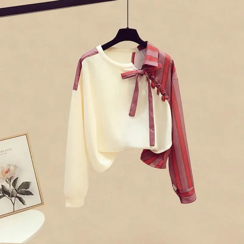 Spring Fashion plus Size Womens Outfit Shirt Top Slimming Half-length Skirt Two-piece Set n Sensation Casual Wear 251219