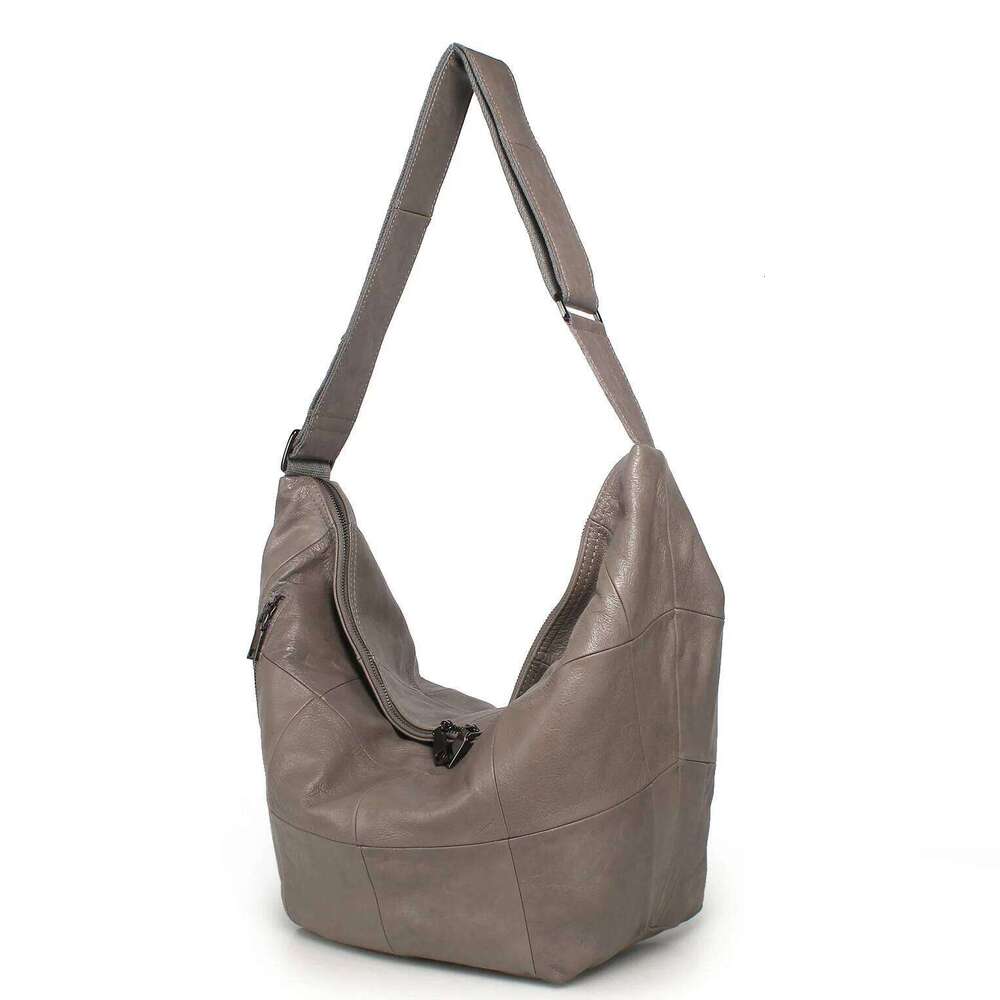 Motingsome Hobos Bags Women Shoulder Handbag And Genuine Leather Casual Tote Fashion Lady Shopping Daily Purses LEMON KOKO