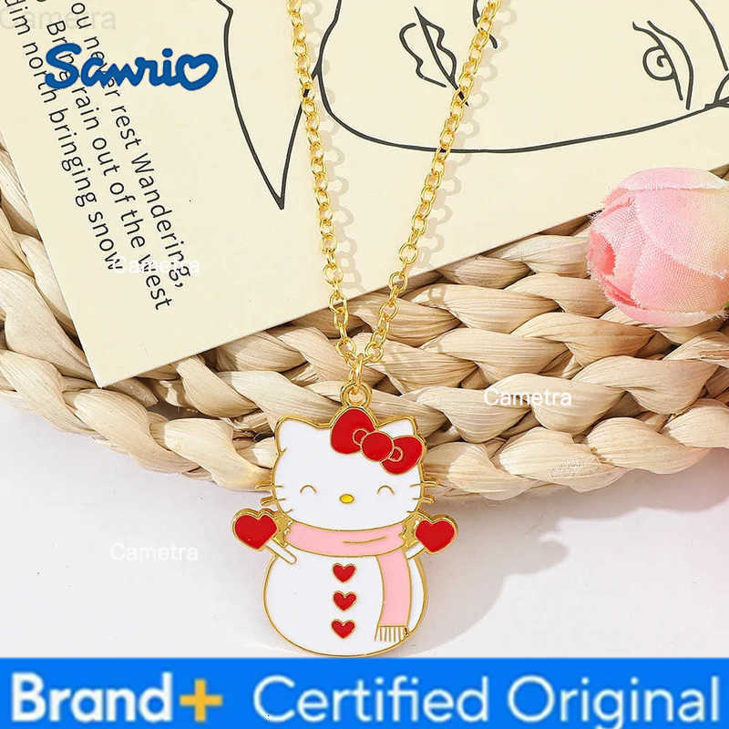 Sanrio Hello Kitty Cat Pendant Necklace Moon Sparkling Necklace Kitty Cat Jewelry H251229