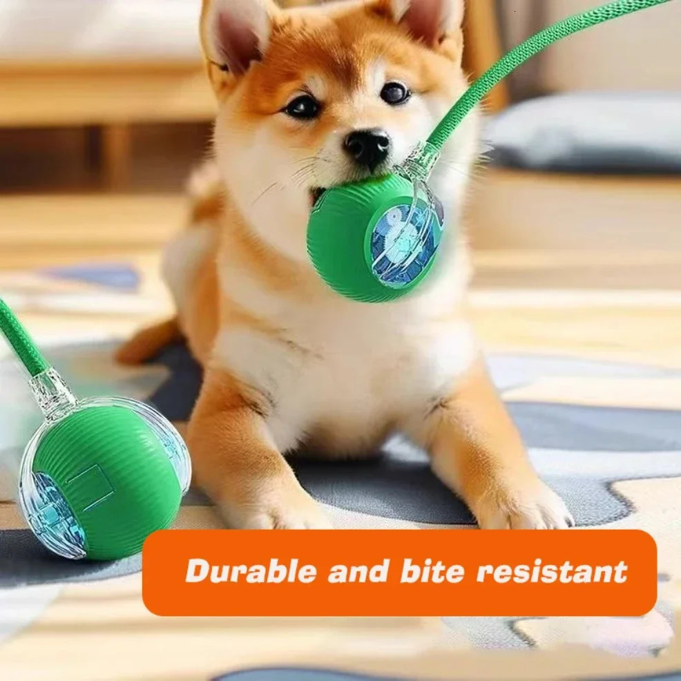 Smart Puppy Interactive Toy Automatic Rolling Dog Ball Rechargeable Intelligent Balls Toy for Dogs Dog Interactive Ball Toy 251225