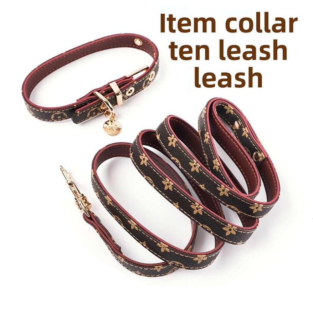 Vintage Plaid Lightweight Dog Self-Backpack Pet Chest Harness Leash Collar Set for Small and Medium Dogs