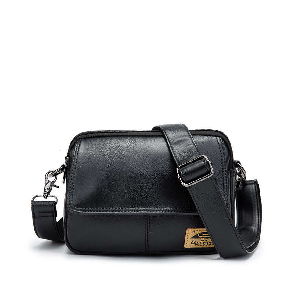 Single Shoulder Korean Style Small Square Anti Theft Durable Leather Messenger Travel Business Trip Crossbody New Men S Bag High Quality Luxury Bag