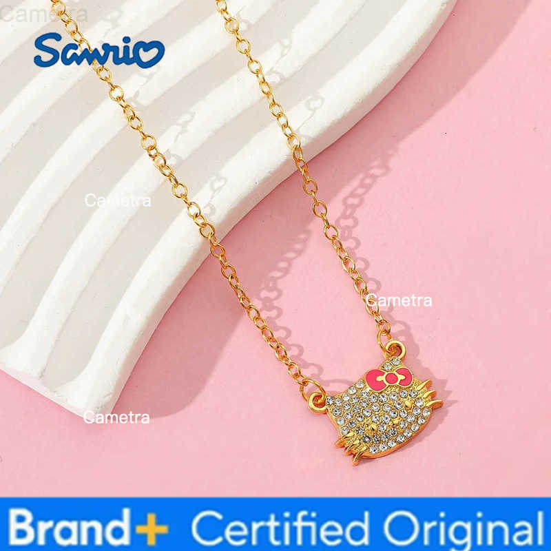 Sanrio Hello Kitty Anime Figure Necklace Cute Cartoon Pendant Decor Birthday Gifts for Women Girls H251229