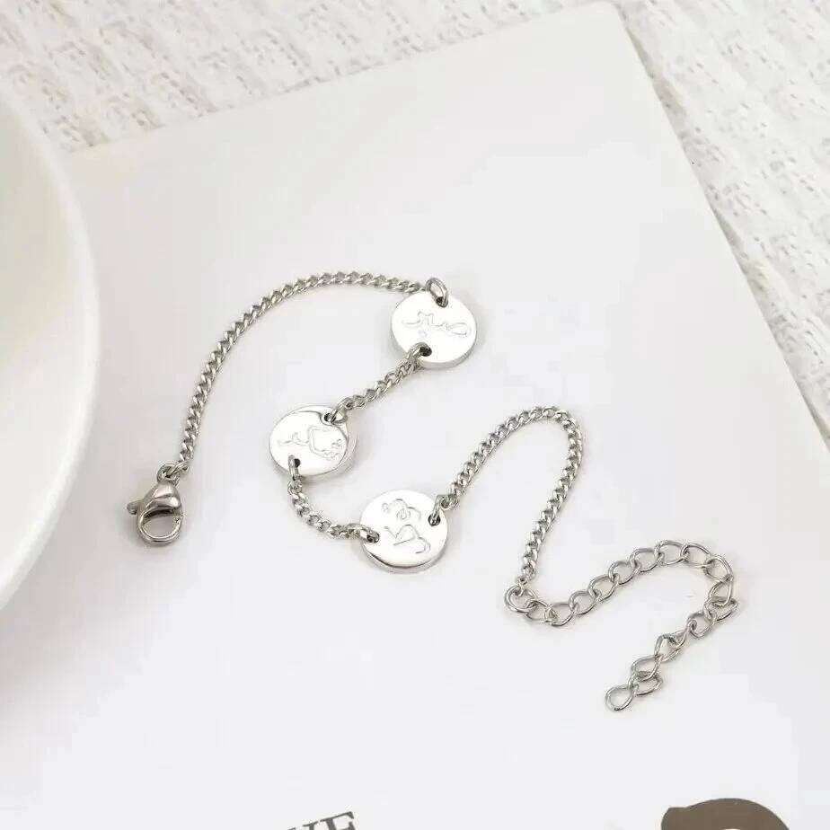 Stainless steel bracelet Arabic symbol text men women Middle Eastern clothing accessories popular in Europe fashion jewelry 25H1229