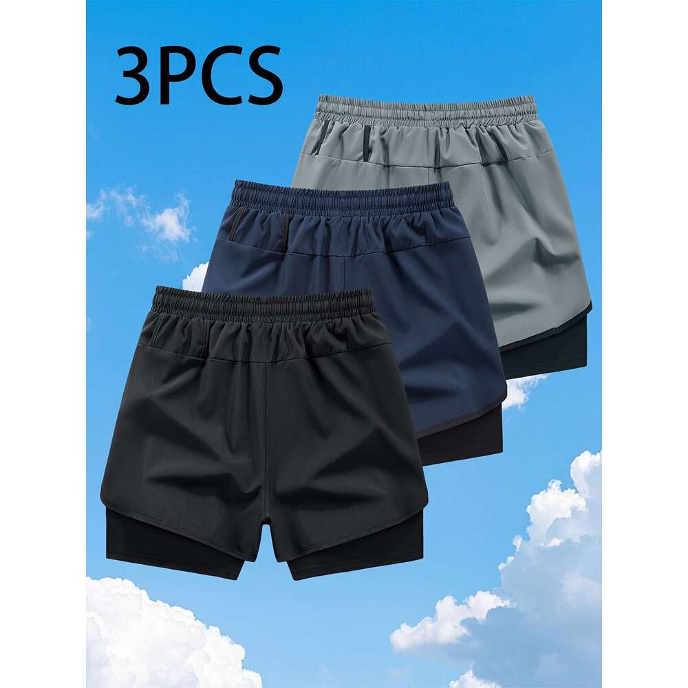 WONST Sportswear Zhiyu Shorts Zhiyu OBM Pcs Men S Fitness Running Shorts Elastic Waistband Soft Lining Towel Included Perfect As A Gift