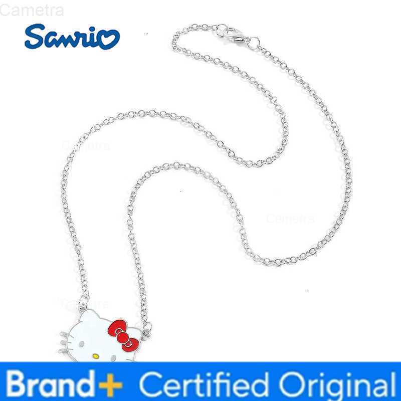 Sanrio 1 PC New Kawaii Hello kitty Necklace Pendant Anime Y2K Necklace Girl Retro Accessories Party Gifts H251229