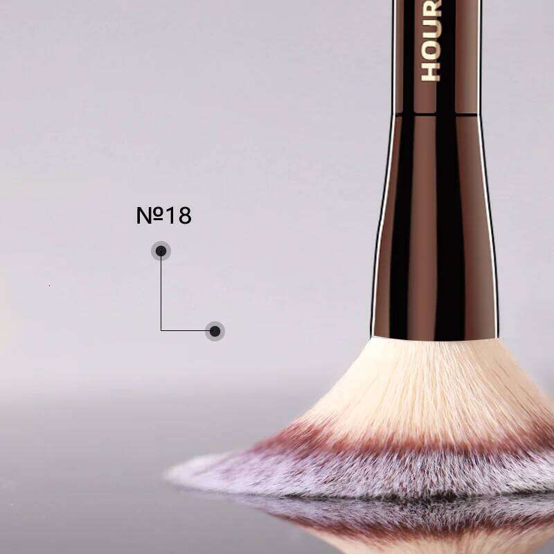 Hourglass Makeup Brush- No.18 Veil Soft Fiber Hair Double Head Powder Fashion Design Single Face Brush 25T1229