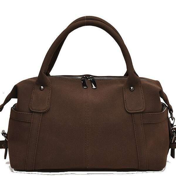 Retro Tote For Women Winter New Fashion Matte Shoulder Large Capacity Commuter Crossbody Bag SHANGFANNI