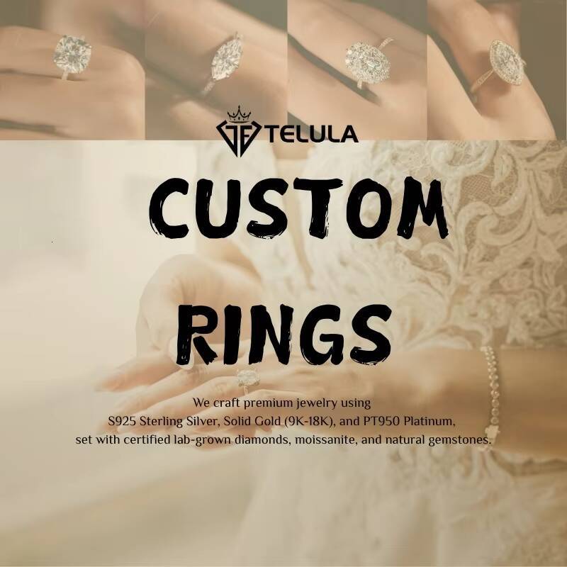 5ct Moissanite Rings Round Cut Jewelry Wholesale Gra Certified Vvs Engagement Wedding Moissanite Ring