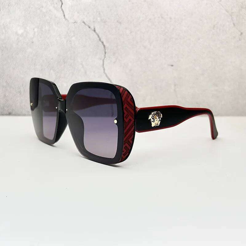 New Rimless Leopard Sunglasses Men Women Luxury Personalized Street Show Polarized Sun Glasses Ladies Gafas De Sol Uv400