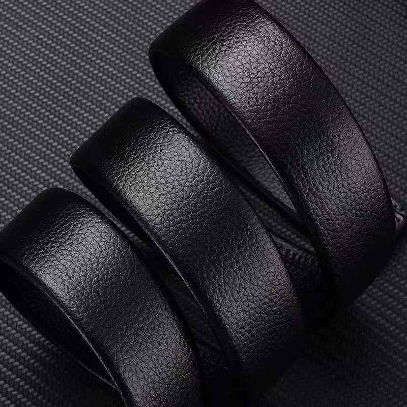 Mens Belt HighEnd Alloy Automatic Buckle Belt Premium Demon Eye Business Leather Belt 251110