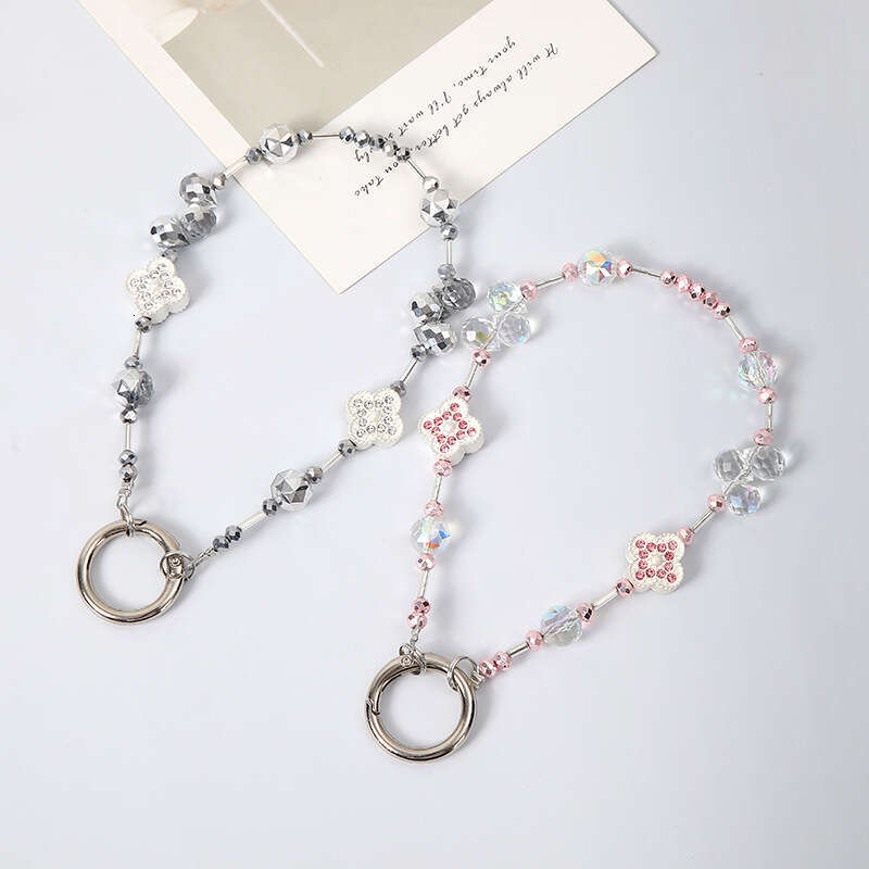 Women's Keychain Ornament Hanging Chain metal keyring key wallet Hot Sale New Rhinestone Pendant Decoration Chain Keychain Hanging