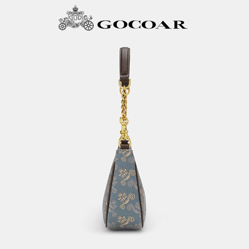 COCOAR New design elegant women's bag 2026 retro printed fashionable high-end versatile exquisite shoulder bag