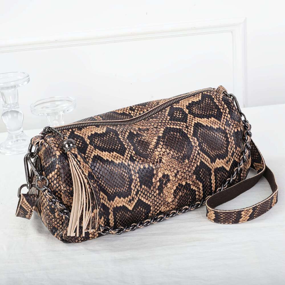 2026 Early Spring New Arrival Women S Casual Chic White Crossbody Bag Adjustable Detachable Chain Strap Zipper Closure High Quality Genuine Leather Wi