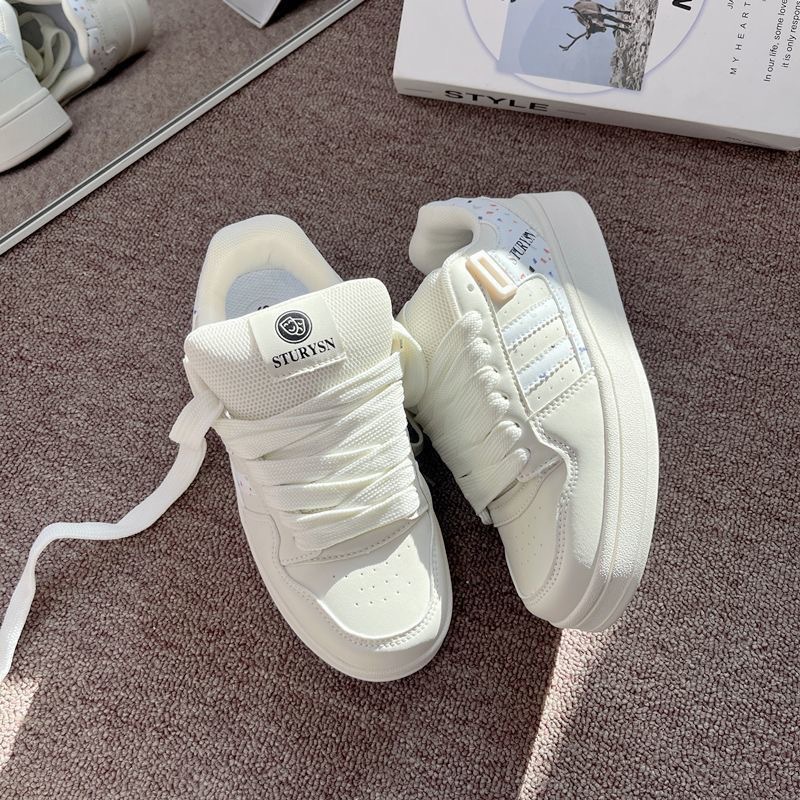 New Style All-Match Fashionable Casual Bread Shoes Vintage Small Yellow Plate Shoes Female Tide Shoes