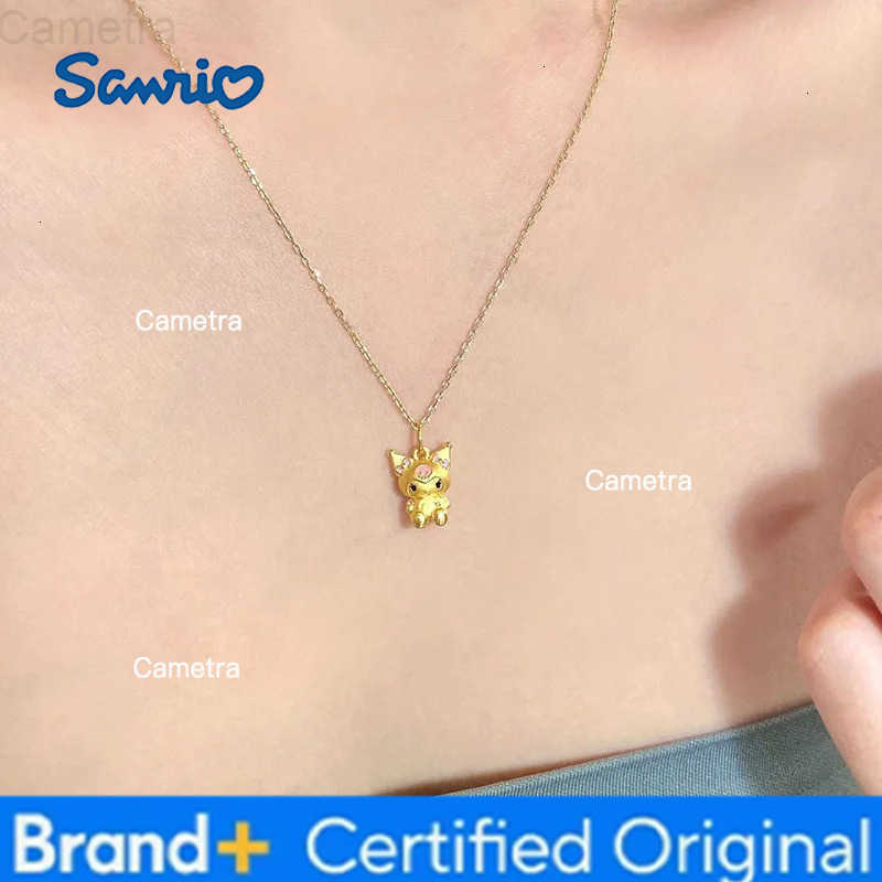 Sanrio Kuromi 3D Doll Necklace Accessories Cute Cartoon Anime Clavicle Chain Y2K Jewelry for Girls Birthday Kawaii Gift H251229