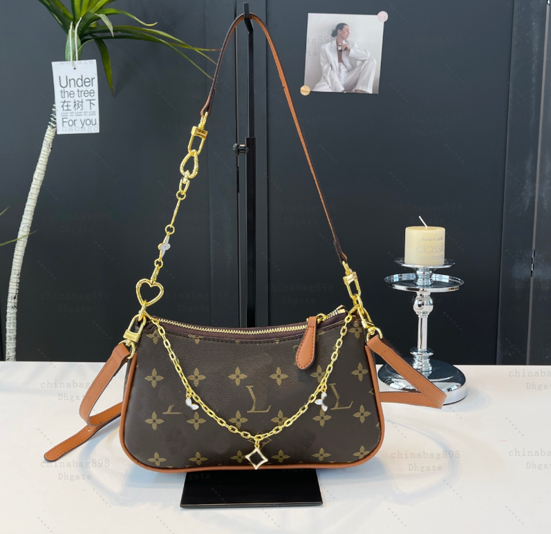 2025 Shoulder Crossbody Bag High Quality Women's handbag Purse Brown Leather Classic Chain bag Evening Bags