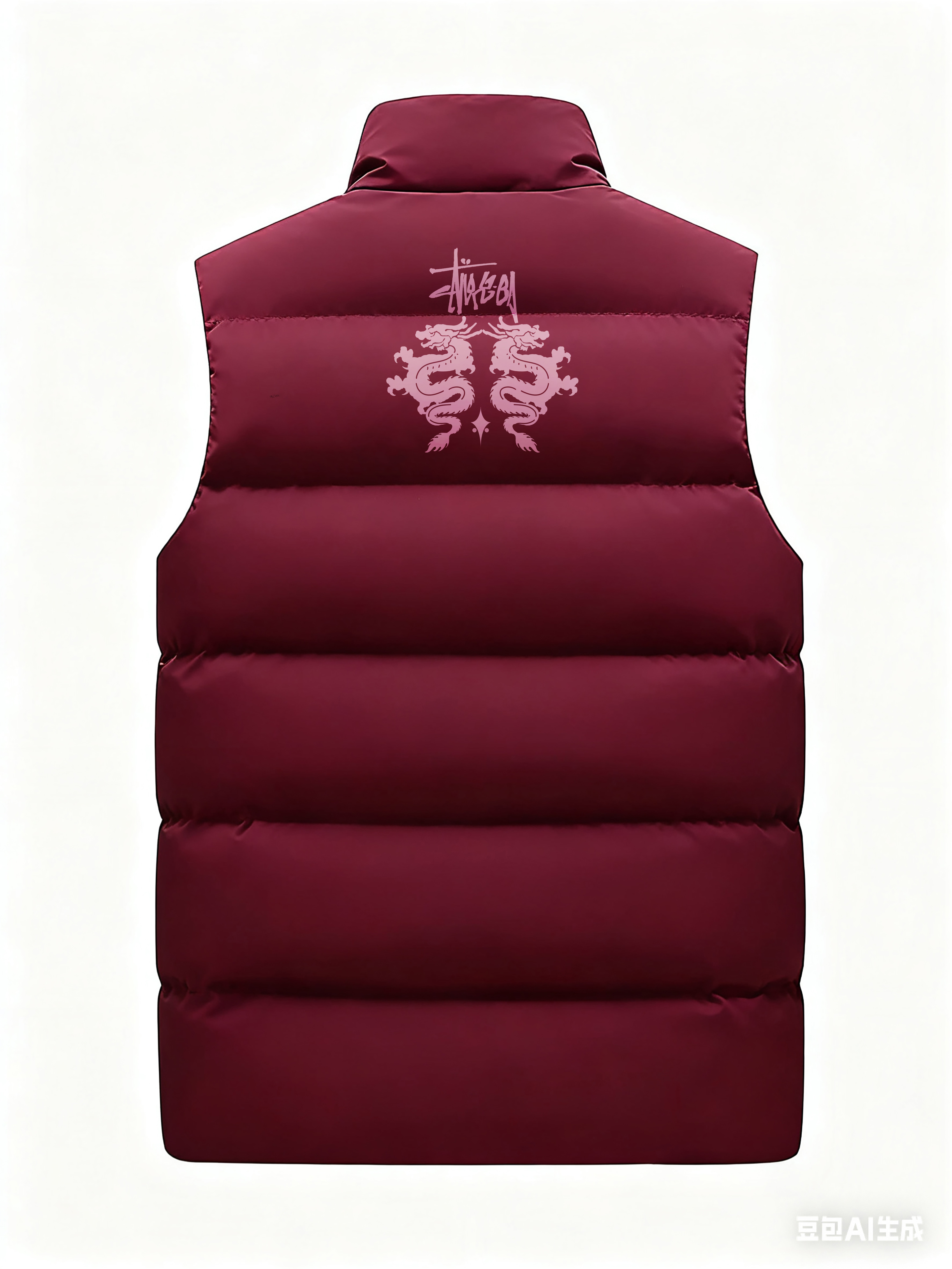 Men's Vests Down Vest Fleece Warm Casual loose thick jacket High-end luxury Patterned Print Insert The Bag Through Side Seam Outdoor Jogging Coat