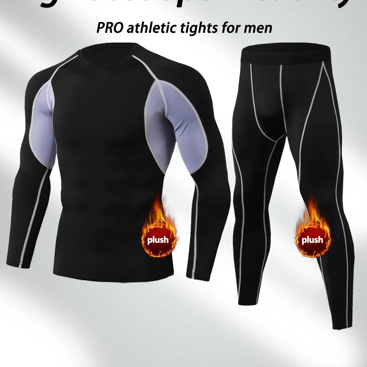 Professional Style 2025 Winter Men Running Sets Matching Windproof Sports for Plus Size Outdoor Fitness Track Suit 251219