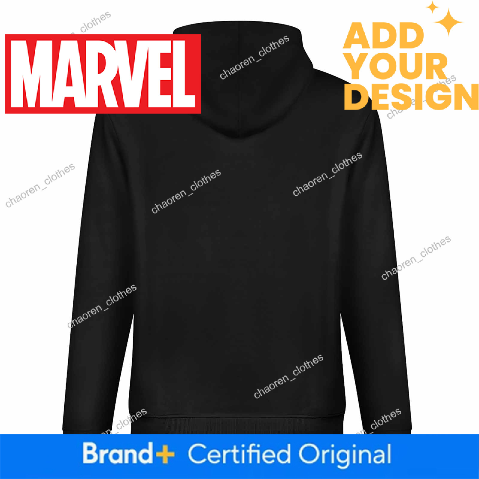 Custom Marvel Iron Man Designer Fall Winter Hoodie Design Unisex Long Sleeve Streetwear Hip Hop Oversized Fit Hoodie Men's Fashion Apparel M3