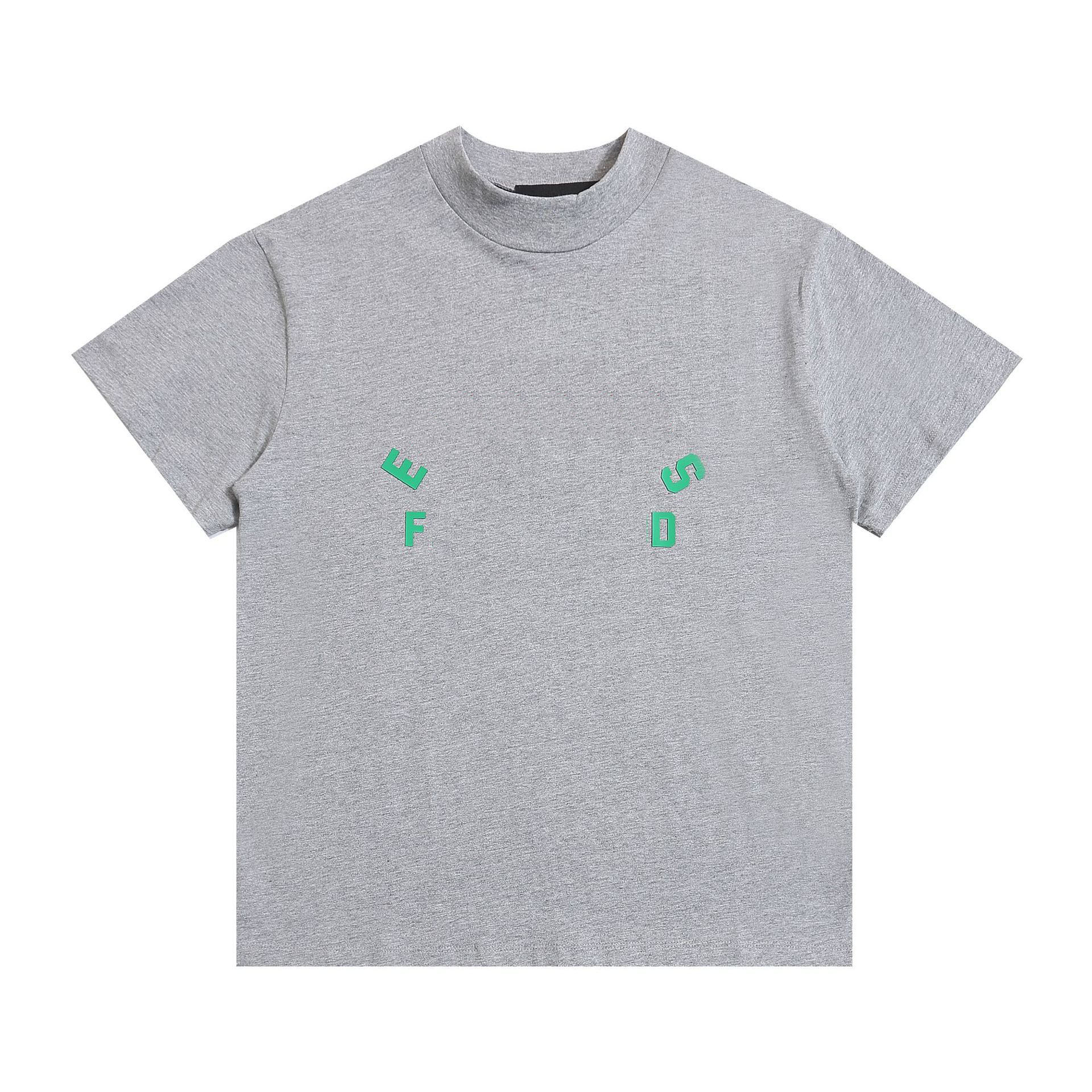 YICHENES 2025new clothes summer new multi-color printed high-quality pure cotton men's and women's T-shirts couple short sleeves ES-002-03