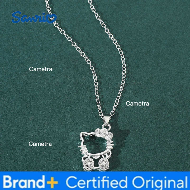 Sanrio Kawaii Necklace Anime Character Hello Kitty Pendant Cartoon Sweet Accessory Card for Cute Girl Birthday Gifts H251229