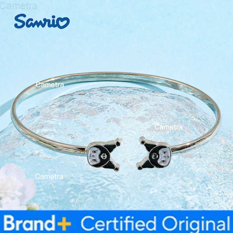 Sanrio Kawaii Kuromi Charms Bangles Cute Kuromi Bracelet for Women Luxury Hands Chains Y2k Jewelry Party Accessories Gifts H251229