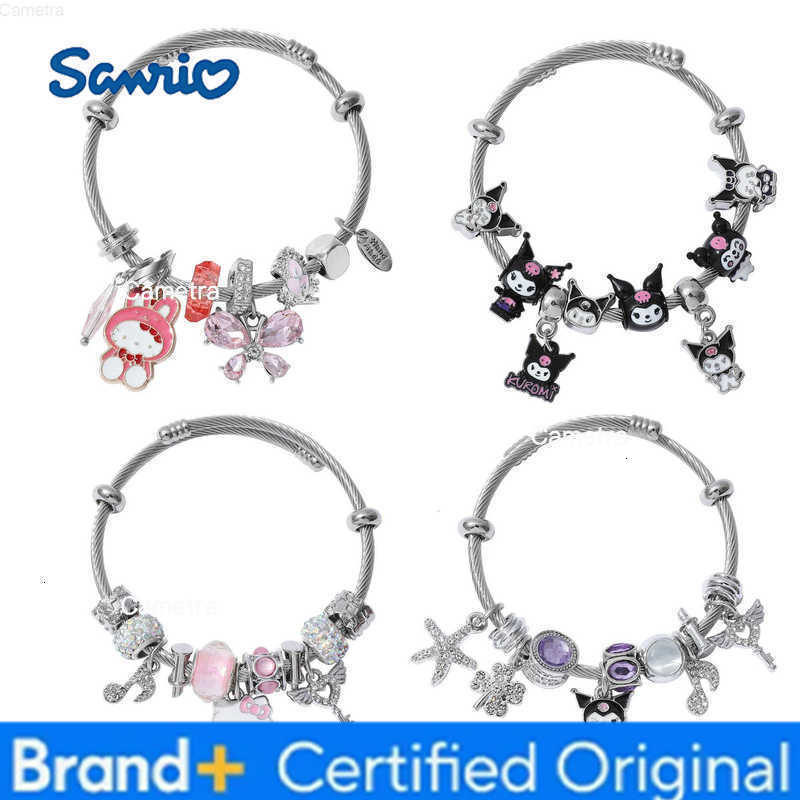 Sanrio Kawaii Cartoon Character HelloKitty Kuromi Melody Cinnamoroll Pendant Sweet Lovely Ladies Accessory Party Gift H251229