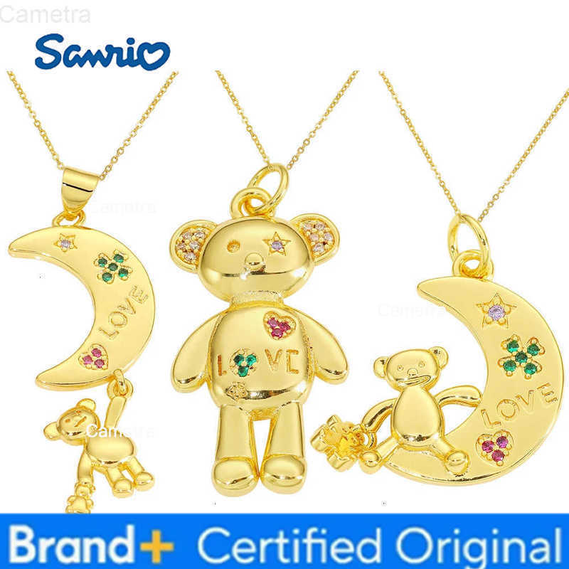 Sanrio Juya New Design Women Christmas Gift Jewelry Micro Pave Zircon Floating Hello Cat Connector Charms Adjustable Chains Bracelets H251229