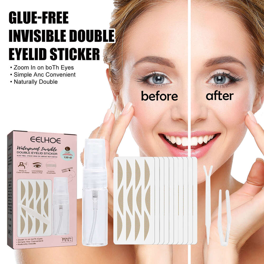 EELHOE Natural Invisible Non-Glue Lace Double Eyelid Tape