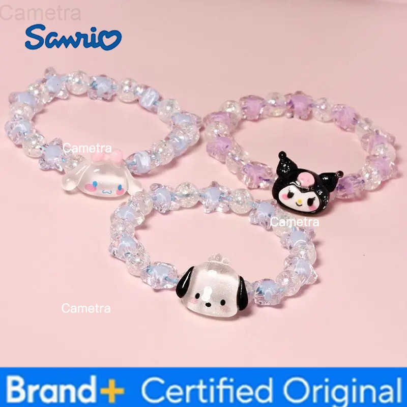 Sanrio Crystal Couple Cute Bracelet Hello Kitty Melody Cartoon Kuromi Cinnamorol Bangles Bestie Birthday Gift Jewelry Accessory H2512291