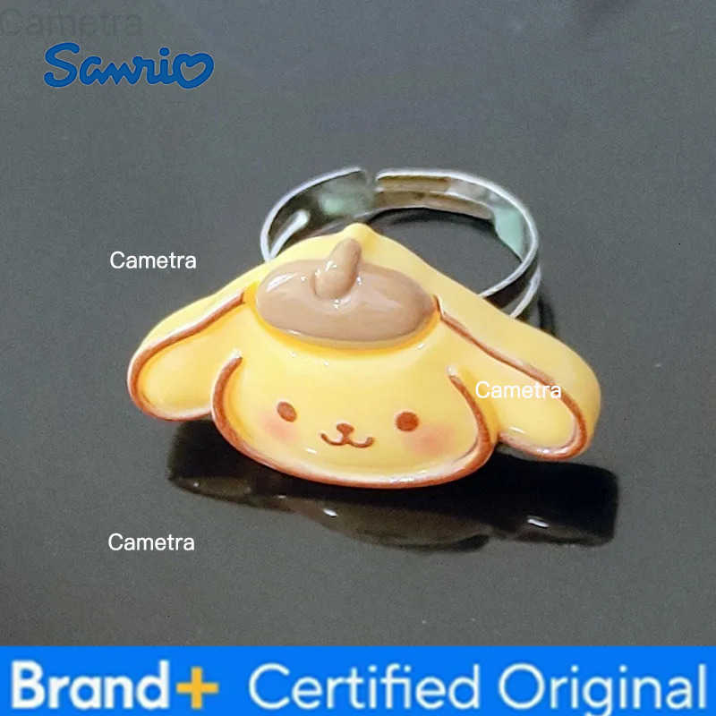 Sanrio Hello Kitty Rings Anime Figures Kuromi Cinnamoroll My Melody Pochacco Cartoon Anime Merchandise Decoration Birthday Gifts H251229