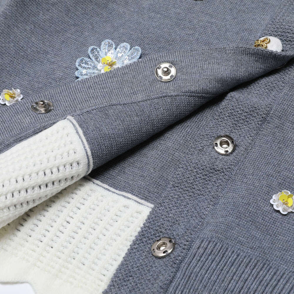 25287 High-End Quality In-Stock Spring And Autumn New Embroidered Knitted Internet Celebrity Casual Style Top Jacket + Pants Set