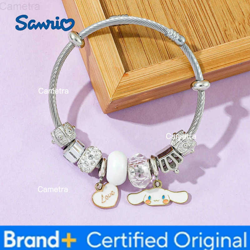 Sanrio Fashion Figure Cinnamorol Inspiration Design Bracelet Small Fresh Style Bangle Jewelry Accessories for Children Gift H251229